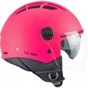 Resim CGM 116A AİR AÇIK KASK PEMBE UZUN VİZÖR+GENİŞ VİZÖRLÜ 