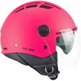 Resim CGM 116A AİR AÇIK KASK PEMBE UZUN VİZÖR+GENİŞ VİZÖRLÜ 