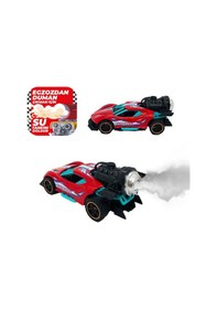 Resim Spray Fonksiyonlu Pilli Metal Çek Bırak Araba Sesli Işıklı Kırmızı Kırmızı 