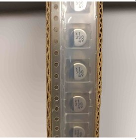 Resim Uur0g331mcl1gs 330mf 4v Nıchıcon Smd Kondansatör 50 Adet 