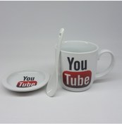 Resim GÜVENEVİ Youtube Kupa - Youtube Porselen Kupa Bardak 