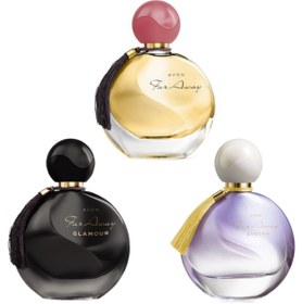 Resim Avon Far Away Edp 50ml + Far Away Galmour Edp 50ml + Far Away Aurora Edp Üçlü Kadın Parfüm Seti 