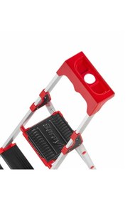 Resim Sanplaza Saraylı 2+1 3 Basamaklı Profesyonel Aliminyum Merdiven 2+1 