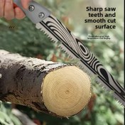 Resim Profesyonel Kalite Yüksek Hız Çeliği Bahçe Budama Testeresi - Ergonomik Saplı, Keskin ve Dayanıklı Metal Bıçak ile Ağaç Budama, Ahşap Kesme & Peyzaj İçin - Çok Amaçlı Açık Hava Alternatifi, Şık Metalik Kaplama, Keskin Kesim Aleti 