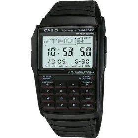 Resim Casio Data Bank Retro DBC-32-1ADF Unisex Kol Saati – Çok Fonksiyonlu Dijital ve Hesap Makinesi Özellikli 