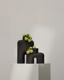 Resim Cobra Vase Tall Medio Coffee - Seramik 