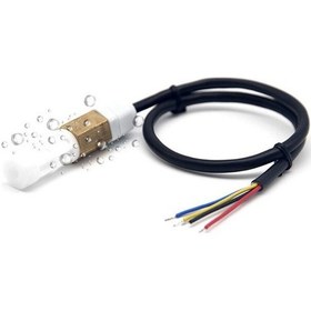 Resim 90cm Kablolu Su Geçirmez Sht30 I2c Sıcaklık Ve Nem Sensörü -40c / 125c Dijital Klima Termostat 