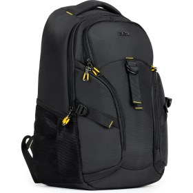 Resim Dada Motorcu Sırt Çantası Su Geçirmez Kumaş Ortopedik Sırt Darbe Emici Koruma 15,6 Inç Laptop Çantası 