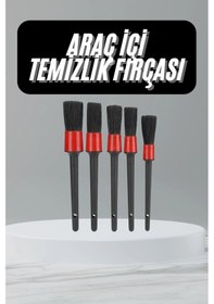 Resim Nm-store 5 Adet Oto Detaylı Temizleyici Araç İçi Temizlik Fırça Seti Koltuk Döşeme Kapı Toz Alma Fırçası 