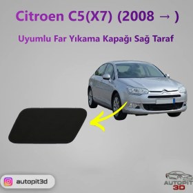 Resim AutoPit 3D Citroen C5(X7) (2008 → ) Uyumlu Far Yıkama Kapağı Sağ Taraf 