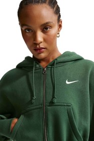 Resim Nike Sportswear Phoenix F Yeşil Kadın Eşofman Üstü 