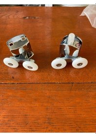 Resim Çankaya Duşakabin Tekerleği Krom Set 2'li Gri 