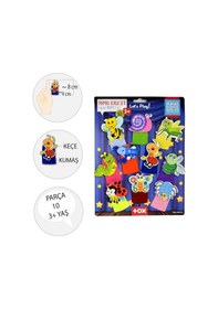 Resim Tox Sevimli Böcekler 10 Parça Parmak Kukla Set T219 