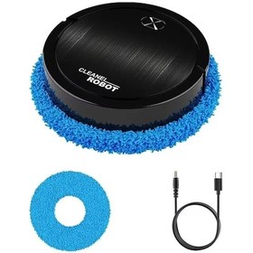 Resim Yeni Akıllı Islak Ve Kuru Mop Makinesi Süpürme Robotu Şarj Edilebilir Anlamak Black B Siyah 