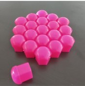 Resim Compax Bijon Kapağı Takım 17 Mm Pembe Bijon Kapak Set 20 Adet 