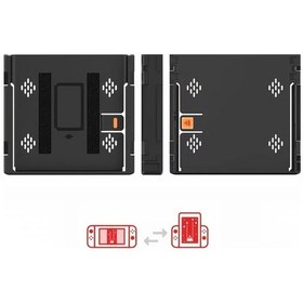 Resim Cloud011 Nintendo Switch Ve Ns Oled İçin Siyah Dikey Tutacak Flip Joystick Kumanda Aksesuarı 