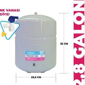 Resim Suzukı Technology Tüm Su Arıtma Cihazlarına Uyumlu 2,8 Galon 10 Lt Metal Tank 