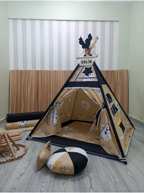Resim Henna Prime Kızıldereli Çocuk Oyun Çadırı Devrilmeyen Sabitleme Mekanizmalı Galaksi Serisi 