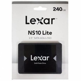 Resim Lexar 240GB 2.5" NS10 LITE SSD 480-400 MB-sn 3Y Ssd Harddisk 