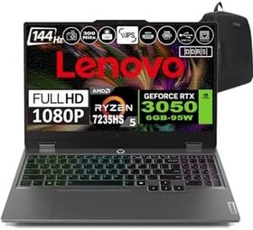 Resim Lenovo Loq 15ARP9 Amd Ryzen 5 7235HS Ddr5 32GB 4tb SSD RTX3050-6GB 300NITS 15.6" 144Hz Fhd Windows 11 Pro Taşınabilir Bilgisayar 83JC000PTRP08 + Zetta Çanta 