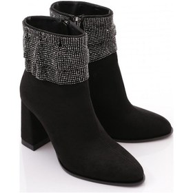 Resim Dgn 5024 Kadin Bot Siyah Süet 