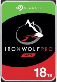Resim Seagate IronWolf Pro ST18000NE000 3.5" 18 TB 7200 RPM 256 MB SATA 3 NAS HDD 