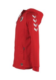 Resim 23/24 Hummel Samsunspor Kamp Kapşonlu Eşofman Tek Üst Kırmızı 