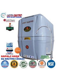 Resim Light Gastro Gri Montaj Dahil 8 Lt 7 Fl14 Aşama Su Arıtma Cihazı 