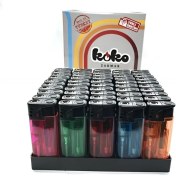 Resim Alsepeteavm Koko Turbo Şeffaf Çakmak 50 Adet 