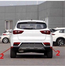 Resim Araba Krom Arka Tampon Stop Lambası Kaplaması Sis Lambası Reflektörü Işık Kapağı Fren Lambası Şeridi Mg Zs 2 İçin. 