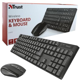 Resim TRUST XIMO KABLOSUZ KLAVYE MOUSE SET 21505 