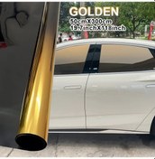 Resim Lumaworld Renk Değiştiren Siyah Yapışkanlı 50x300cm Araç Film Güneşlik Yalıtım 