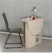 Resim Pasifichome Middle Açılır Kapanır Mutfak Masası Meşe / Yuvarlak Yemek Masası 