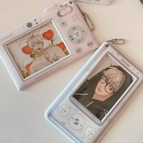 Resim 1 Adet Kpop İdol Fotoğraf Kartı Tutucu Kimlik ve Kredi Kartı Kılıf Koruyucusu - Sevimli Anime Karakter Tasarımlı Şeffaf Plastik, Çift Taraflı Görüntüleme için Kpop Hayranları, Dayanıklı Çizilmeye Dirençli Kart Kılıfı 