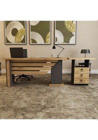 Resim Kalender Dekor Ophira-1-3 Ofis Büro Masası Takımı Oph04 