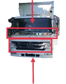 Resim Karadeniztırmarket Mercedes Atego Krom Aksesuar Krom Sineklik Panjur Kromları 