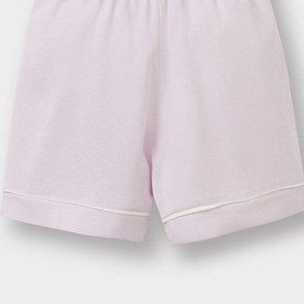 Resim DeFacto Kız Bebek Pijama Takımı Kısa Kollu Penye Üst Esnek Belli Şort E1548A525HSPN425 