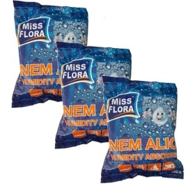 Resim Misda Store Flora Nem Alıcı 450 G Yedek 3'lü Set 
