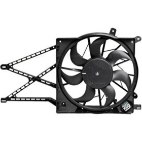 Resim Opel Astra H Zafira B 1.6 1.8 A16XER Z16XER Z18XE A18XER Z18XER 2004 Sonrası Fan Motoru Davlumbazlı 390mm 3 Fiş 7 Kanat 