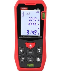 Resim Uni-T LM100A Lazer Mesafe Ölçer Lazer Metre 100 M 