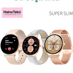 Resim BellaThec Haino Teko-5 Süper Slim Akıllı Saat Suya Dayanıklı Estetik Tasarım Android iOS Uyumlu 