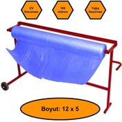 Resim 160 Micron Mavi Naylon Örtü, 12x5 Metre 