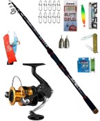 Resim Shimano Fx4000 270m 14-42g Oslo Master Tele Spin Olta Takımı Seti 