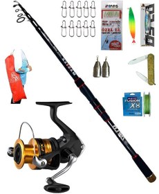 Resim Shimano Fx4000 270m 14-42g Oslo Master Tele Spin Olta Takımı Seti 