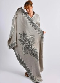 Resim Gri Elephant Kimono & Peştemal Seti Çok Renkli 