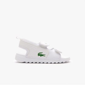 Resim Lacoste Çocuk Beyaz Terlik 