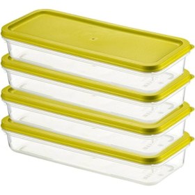 Resim STOREMAX BRFShop Home 4 Adet Buzdolabı Organizeri – PP Plastik Şeffaf ve Ayarlanabilir Saklama Kabı, Gı 