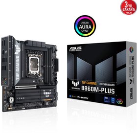 Resim Asus TUF Gaming B860M-PLUS DDR5 8800MHz USB 3.2 Gen2x2 Type-C 2.5G LAN AURA RGB mATX Anakart 90MB1JW0-M0EAY0 