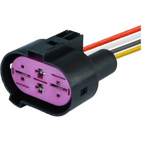 Resim Fan Motor Soketi 4 Pin Kablolu 