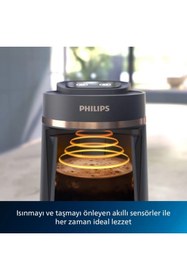 Resim Philips Türk Kahvesi ve Közde Türk Kahve Makinesi Aşırı Isınma ve Taşma Korumasına Sahip 